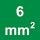 Nominālais šķērsgriezums 6 mm²